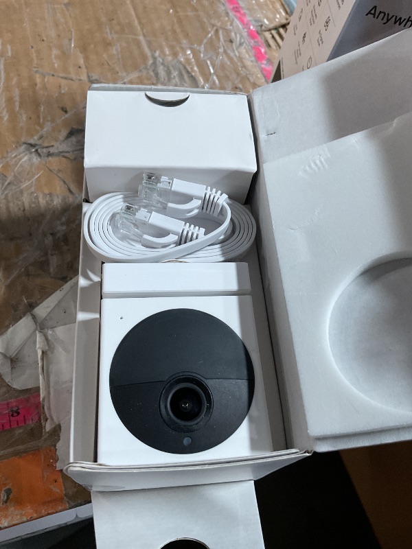 Photo 1 of (LOCKED) (PARTS ONLY) Wyze Cam Outdoor Starter Bundle v2 (1 Camera + Base Station) - 1080p HD Wireless Home Security Camera, Battery-Powered, IP65 Rated, Color Night Vision, 2-Way Audio, Compatible with Alexa & Google