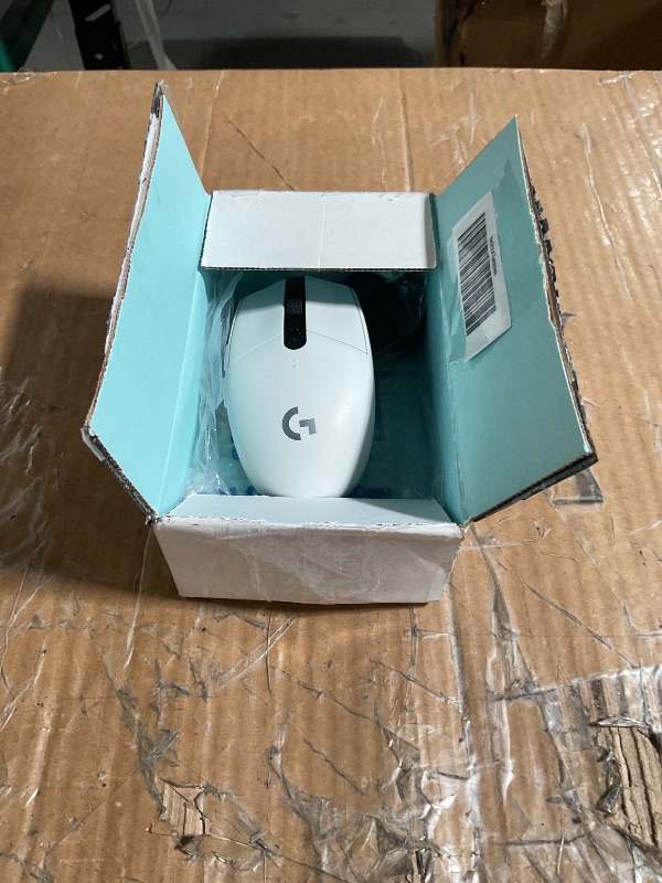 Photo 1 of Logitech G305 LIGHTSPEED Wireless Gaming Mouse, Hero 12K Sensor, 12,000 DPI, Lightweight, 6 Programmable Buttons, 250h Battery Life, On-Board Memory, PC/Mac - White