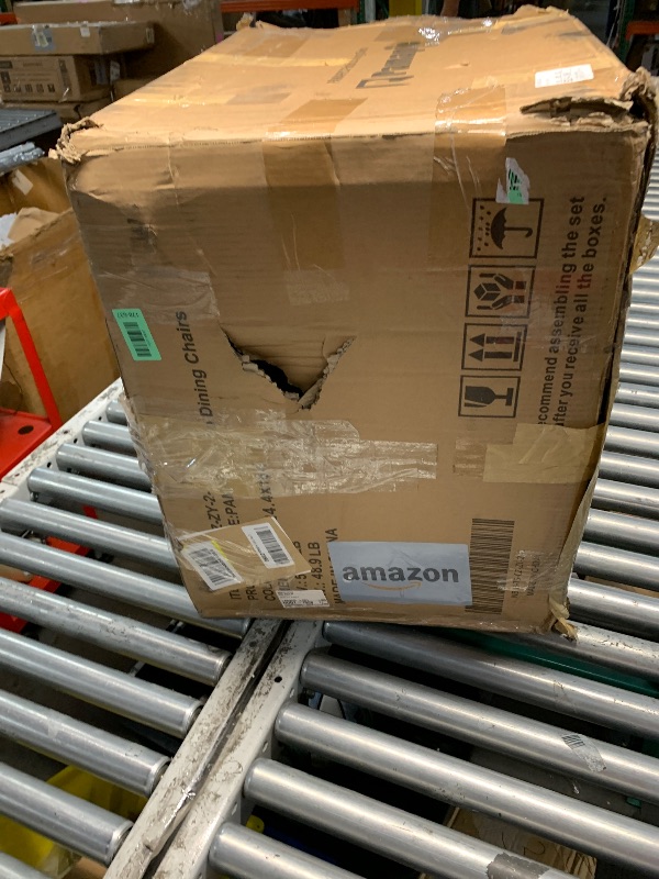 Photo 1 of ***PARTIAL SET - MISSING PIECES****
PRICE ADJUSTED, 2 CHAIRS ONLY** Pamapic 5-Piece Outdoor Dining Set, Patio Dining Set for 4, Outdoor Table and Chairs, All-Weather Outdoor Patio Set with Textilene Swivel Chairs for Garden, Poolside, Deck?Gray