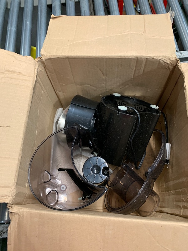 Photo 1 of (PARTS) (NOT FUNCTIONAL) Hamilton Beach Juicer Machine, Big Mouth 3” Feed Chute for Whole Fruits and Vegetables, Easy to Clean, Centrifugal Extractor, Vegetable & Fruit Juicer, BPA Free, 800W Motor, Black