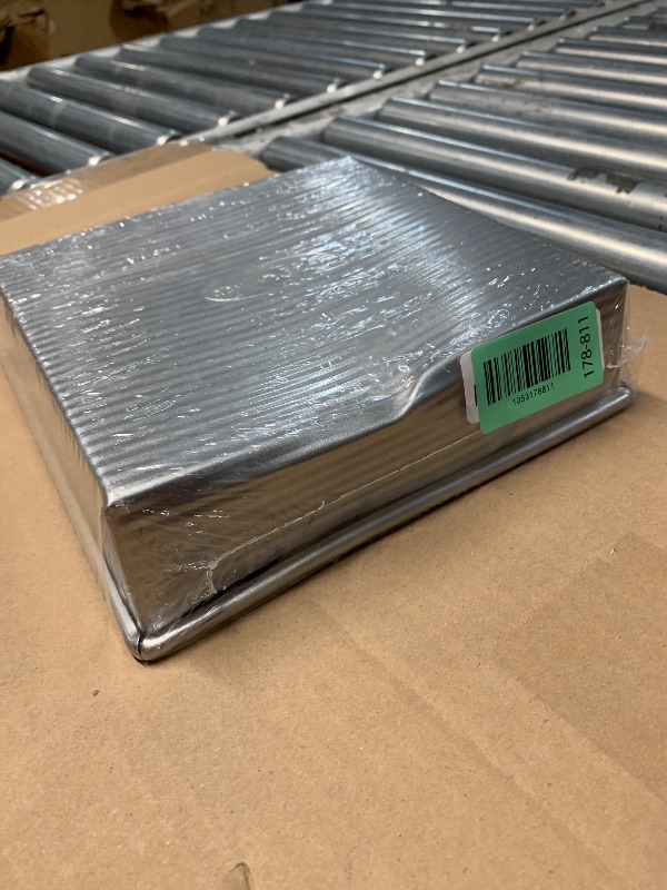 Photo 1 of ***FACTORY SEALED,. DAMAGED FROM SHIPPING, SEE PHOTOS*** USA Pan Bakeware Nonstick Square Cake Pan, 8 Inch, Aluminized Steel