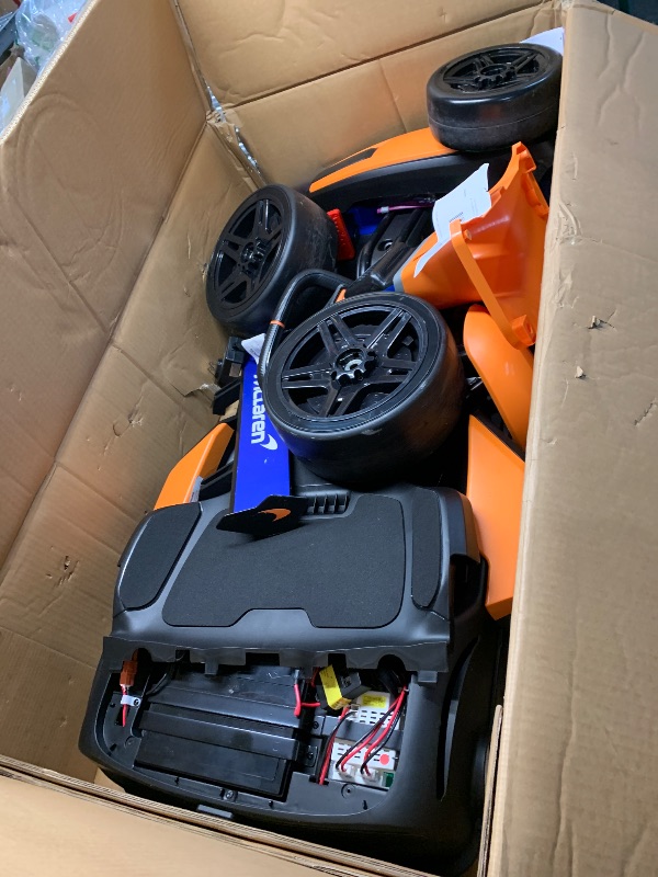 Photo 1 of ***TRUCK/TRAILER PICKUP ONLY*** Best Ride On Cars Officially Licensed McLaren GoKart 24V for Ages 6 and Up - Electric Go Kart with Steering Wheel, Versatile Driving Modes, User-Friendly Controls, Black/Orange, Large
