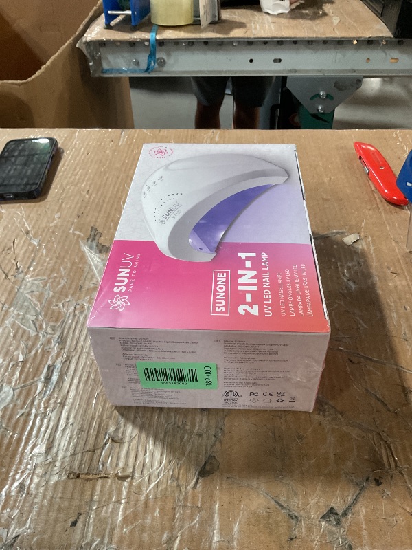 Photo 1 of * factory sealed *
SUNUV UV LED Nail Lamp, Gel Light for Nail Polish UV Dryer with 3 Timers SUNone White