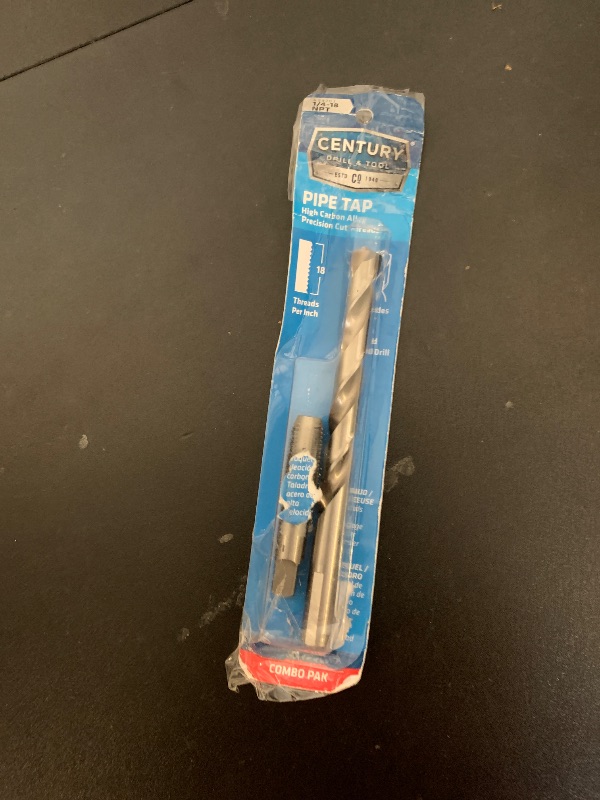 Photo 1 of Century Drill & Tool 93202, 1/4-18 NPT/7/16 Combo