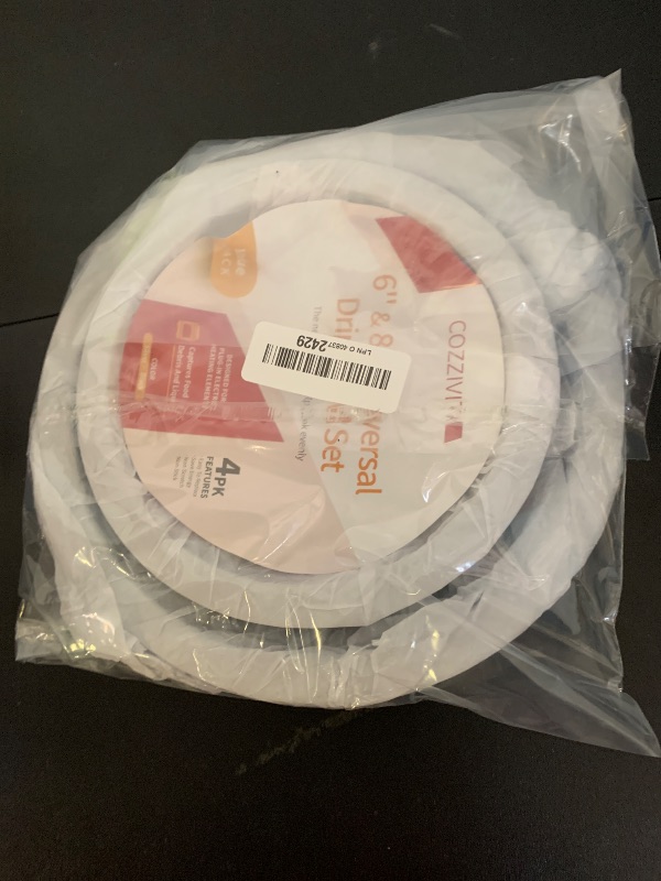 Photo 1 of COZZIVITA 316048413 and 316048414 Stove Burner Drip Pans for Electric Stove Top - Perfectly Fit Frigidaire Kenmore Electric Range -Thickening to Prevent Bending and Rust - Include 2 x 6 in, 2 x 8 in