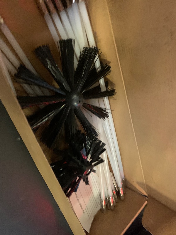 Photo 1 of Particle Furnace Cleaning Brush, 4"/6" Brush,Chimney Brush,Dryer Vent Cleaner Kit,Flexible Rods ( 