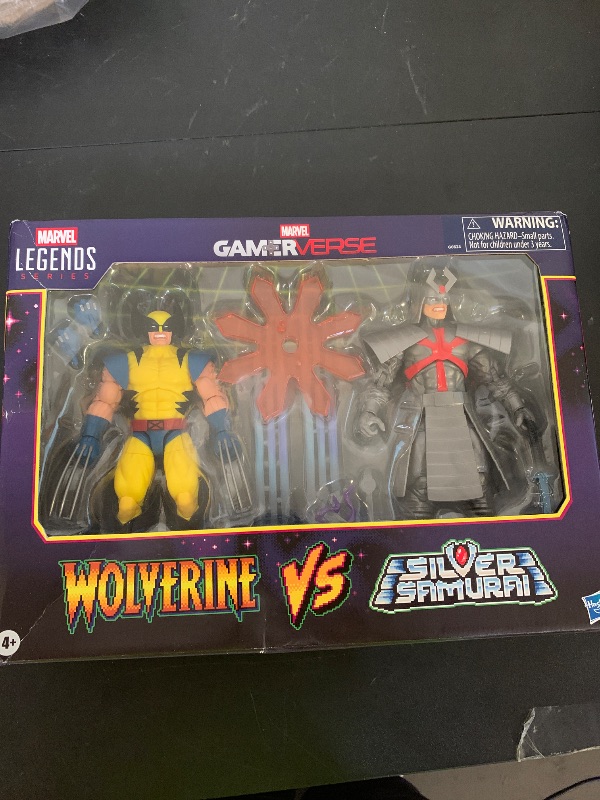 Photo 1 of Marvel Legends Series Gamerverse Wolverine vs Marvel's Silver Samurai, Retro Video Game -Inspired Collectible 6-Inch Action Figures