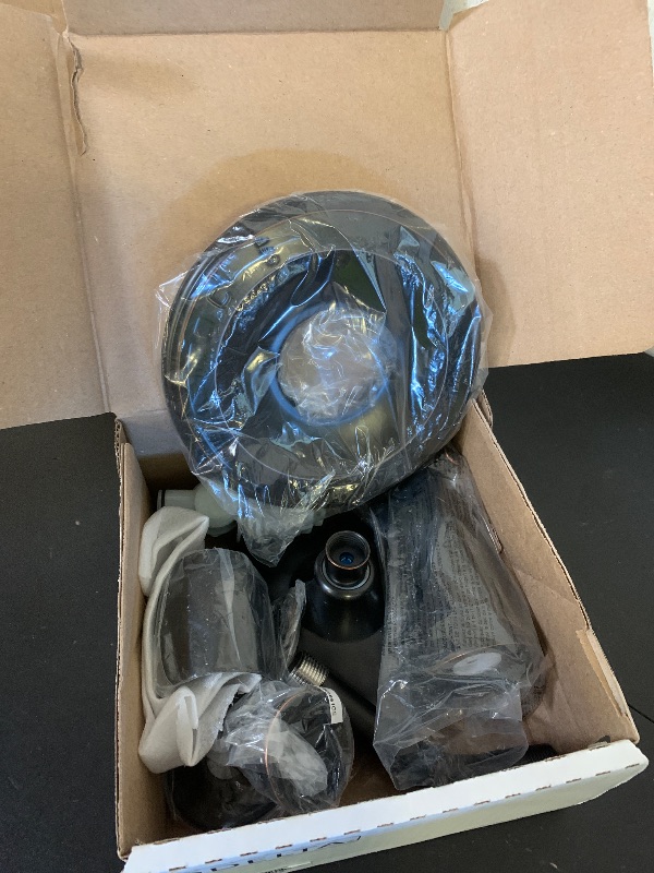 Photo 1 of Delta Windemere 14 Series Bathtub and Shower Faucet Set, Oil Rubbed Bronze Shower Head and Handle Set, Valve Trim Kit, Oil Rubbed Bronze BT14496-OB (Valve Not Included)