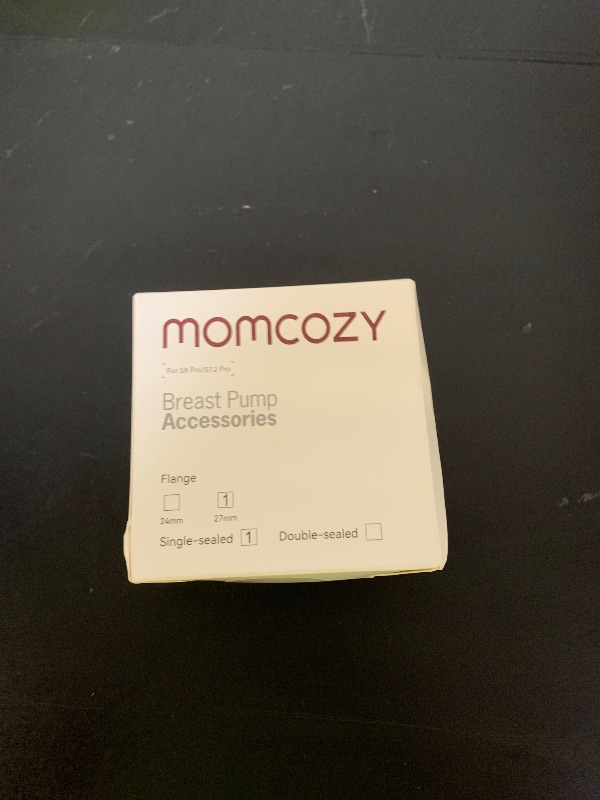 Photo 1 of Momcozy Original S9 Pro/S12 Pro Replacement Accessories, Only Compatible with Momcozy S9 Pro/S12 Pro Breast Pump NOT for S9/S12(27mm Single-Sealed Flange,1 Pack)
