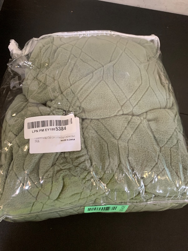 Photo 1 of VANSOFY Recliner Chair Cover, 3-Pieces Stretch Recliner Covers for Recliner Chair Soft Reclining Chair Slipcover Furniture Protector for Dogs Cats(Bean Green)