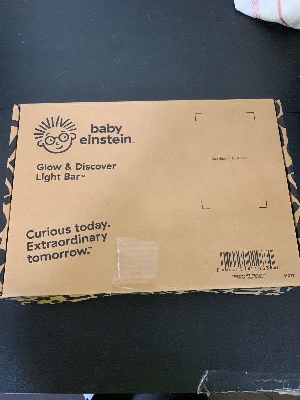 Photo 1 of Baby Einstein Glow & Discover Light Bar Musical Activity Station and Tummy Time Toy, Montessori Cause and Effect Early Learning for 3-36 months