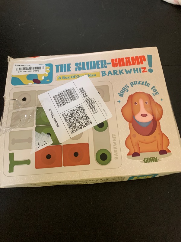 Photo 1 of Barkwhiz Dog Puzzle Toy 3 Levels, Mental stimulating for Boredom and Smart Dogs, Treat Puzzle for All Breeds Dog