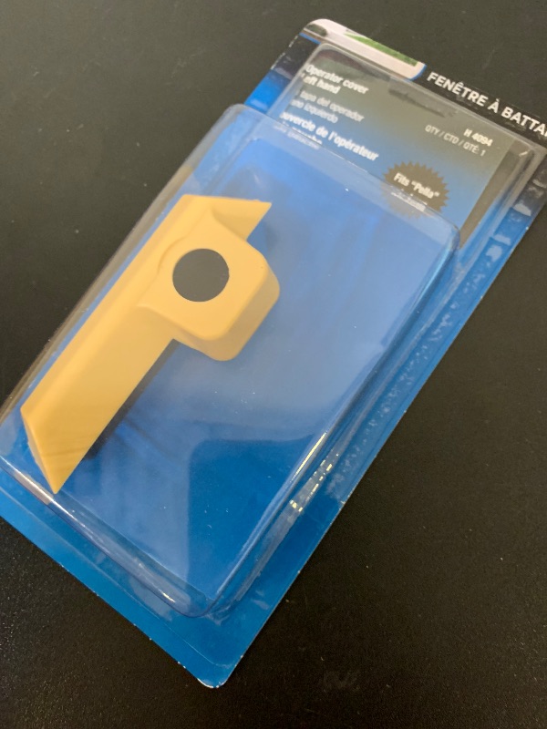 Photo 1 of Prime-Line H 4094 Left Handle Copperite Plastic Casement Cover, Pella (Single Pack)