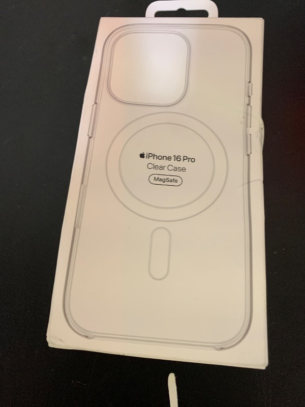 Photo 1 of Apple iPhone 16 Pro Clear Case with MagSafe and Camera Control: Lightweight Phone Case, Wireless Charging Compatible, Smooth Glossy Finish