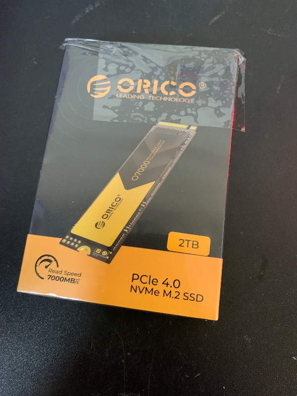 Photo 1 of ORICO 2TB NVMe SSD PCIe 4.0 - Up to 7000MB/s, M.2 2280 Internal Solid State Drive, Fast Heat Dissipation, Compatible with macOS Windows for Gamers and Creators-O7000