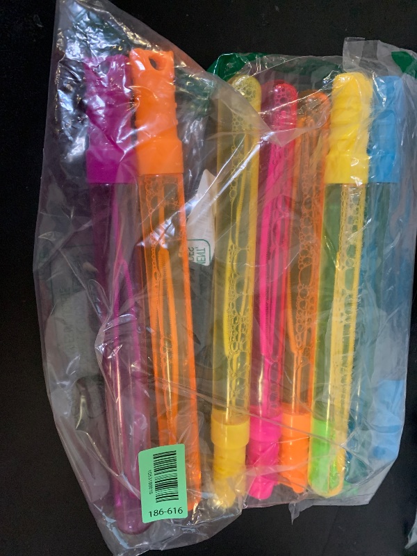 Photo 1 of Novelinks 4oz Big Bubble Wands  14’’ Blow Bubbles Solution Bubble Blowing Summer Toy for Party Favor Outdoor Activity