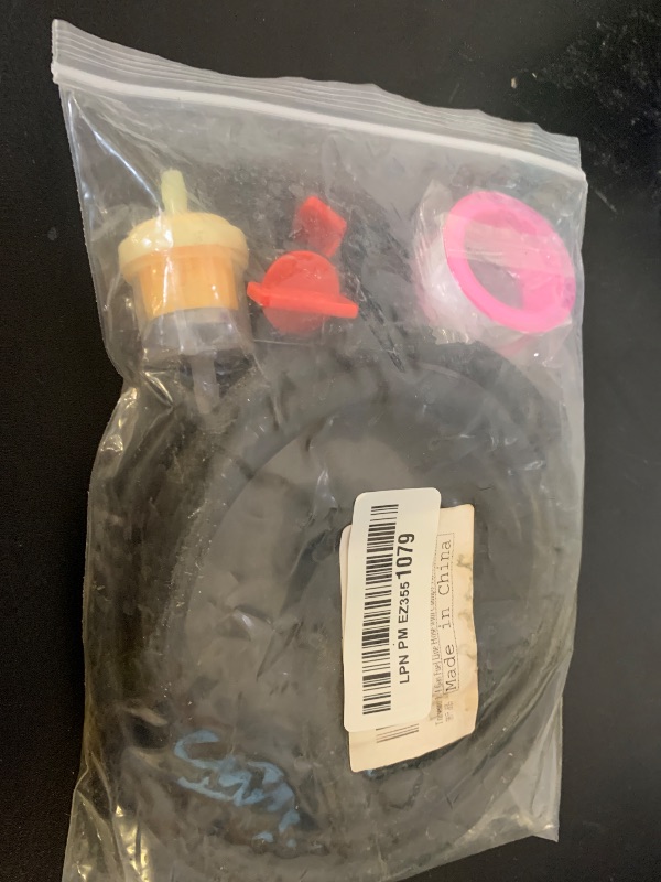 Photo 1 of Tnisesm 1/4 Gas Fuel Line Hose with Clamps Valve & Filters Kit