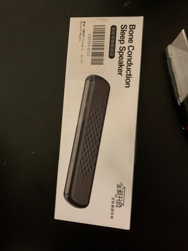 Photo 1 of GNMDNR Pillow Speaker,Bluetooth Sleep Aid with 3D Surround Sound,White Noise for Enhanced Sleep Quality-Perfect Sleep Companion for Restful Nights