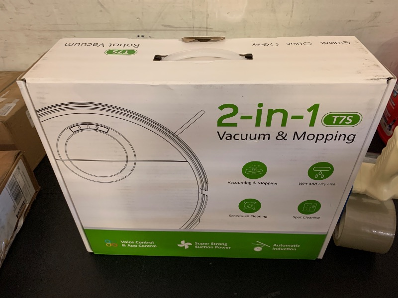 Photo 1 of UMMUND Robot Vacuum and Mop Combo, 2 in 1 Vacuum Cleaner Robot with Schedule, Wi-Fi/App/Remote, Max Suction 2000Pa, Self-Charging, Slim, Ideal for Hard Floor, Pet Hair, Low-Pile Carpet