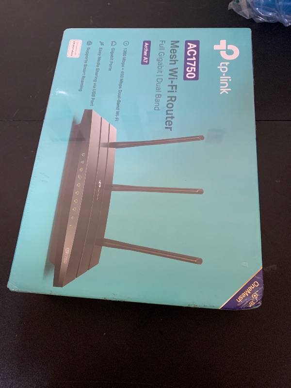 Photo 1 of TP-Link Archer AC1750 WiFi Router - Dualband Gigabit, Qualcomm inside, Works with Alexa(A7), Black