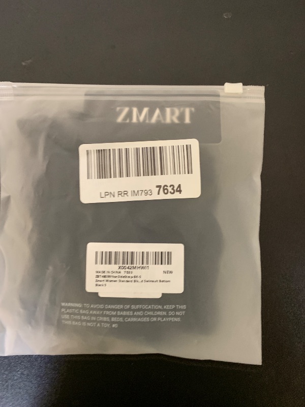 Photo 1 of Zmart Women Standard Bikini Bottoms Full Coverage Bathing Suit Low Rise Swim Low Waisted Swimsuit Bottom Black S