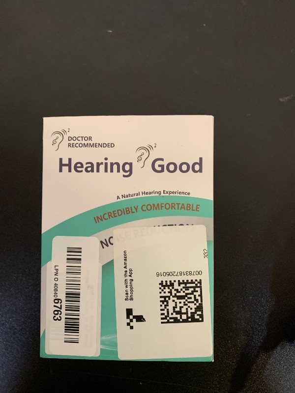 Photo 1 of Hearing Aids for Seniors, Invisible Hearing Amplifiers with Noise Cancelling, Rechargeable Hearing Aids for Severe Hearing Loss Adults, Comfort In-ear Hearing Devices(Red and blue)