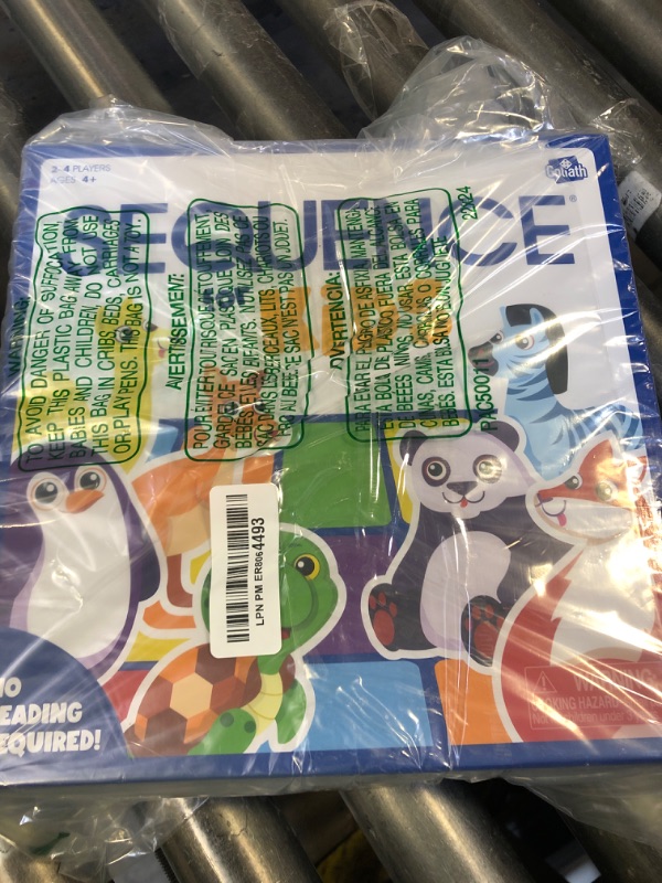 Photo 1 of SEQUENCE for Kids -- The 'No Reading Required' Strategy Game by Jax and Goliath, Multi Color, 11 inches (2-4 players) (Packaging May Vary)