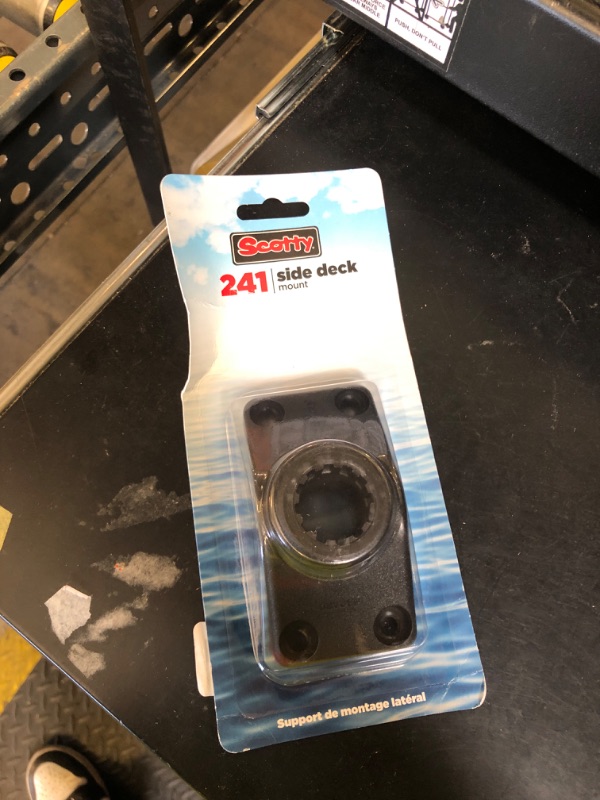 Photo 1 of Scotty #241-BK Side Deck Mounting Bracket (Black)