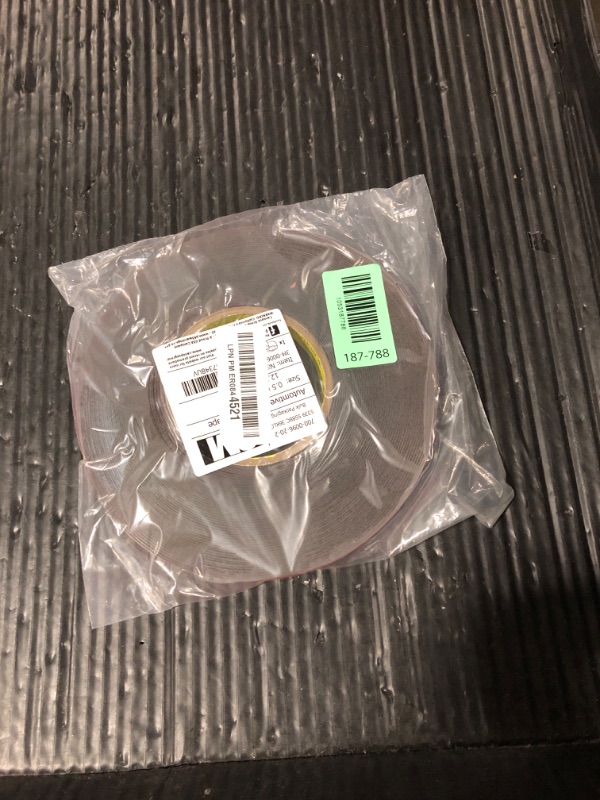 Photo 1 of 3M 5952 VHB Tape, Black 1/2" Wide x 36 Yards Long, 45.0 Mil (Pack of 1)