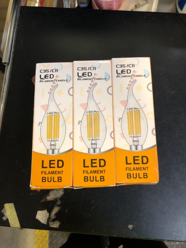 Photo 1 of Beonllay E14 European Base LED Candelabra Light Bulbs 25W Equivalent, 110V 2700K Warm White E14 Led Bulbs 2W 250LM for Turkish Lamp, European Chandeliers, European Pendant, 6 Pack