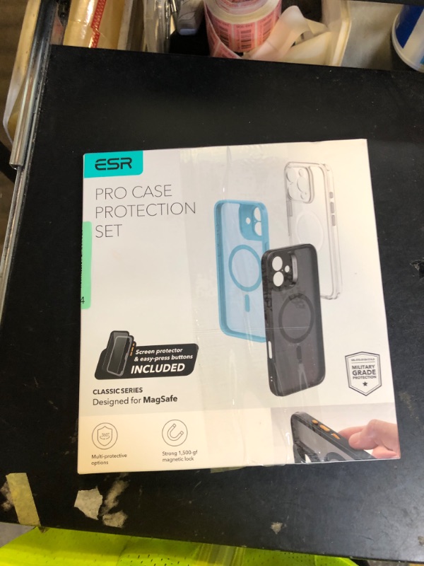 Photo 1 of ESR for iPhone 16 Pro Max Case (4 in 1) Set, Translucent Matte Case, Compatible with MagSafe, Military-Grade Protection, Classic Series,Frosted Pink