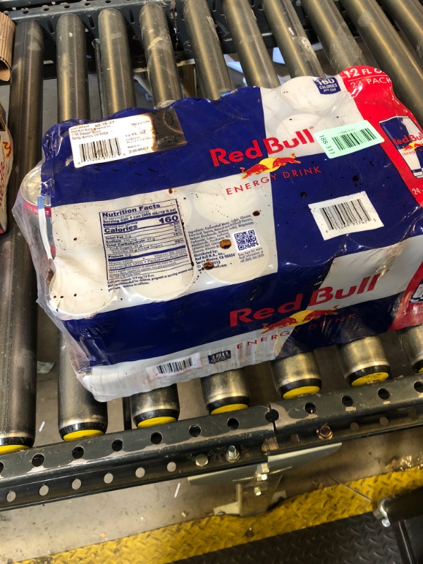 Photo 1 of Red Bull Energy Drink with 114mg Caffeine plus Taurine & B Vitamins, 12 Fl Oz, Pack of 24 Cans