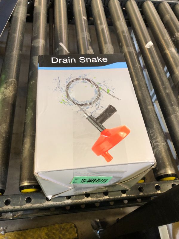 Photo 1 of Drain Snake Auger 33 Feet, Plumbing Snake Drain Hair Clog Removal Tool, Heavy Duty Toilet Snake Auger, Sink Unclogger Drain Cleaner Tool for Bathroom Kitchen Tub Shower Drain Clog Remover with Gloves