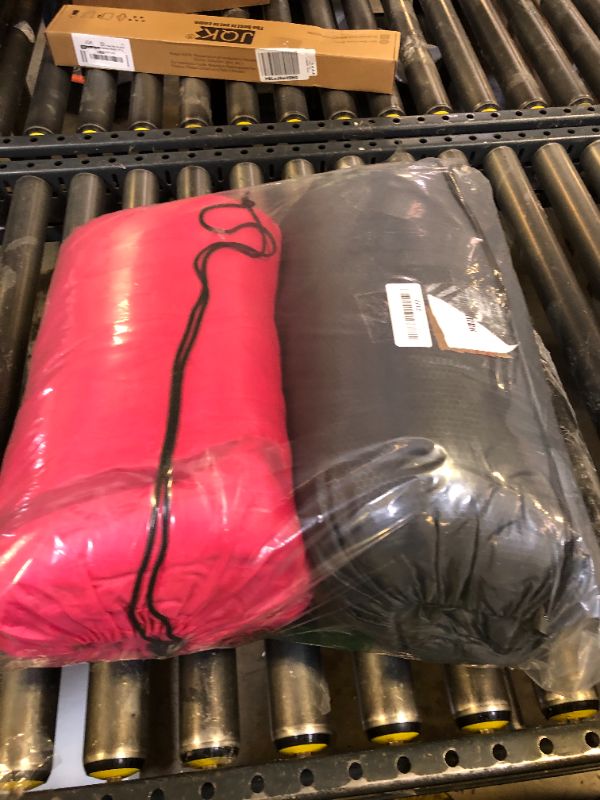 Photo 1 of Tudomro 2 Pcs Camping Sleeping Bag for Adults, Lightweight Waterproof Camping Gear to Keep Warm for Spring Summer Fall Outdoor Backpacking Hiking Travel (Gray,Pink)