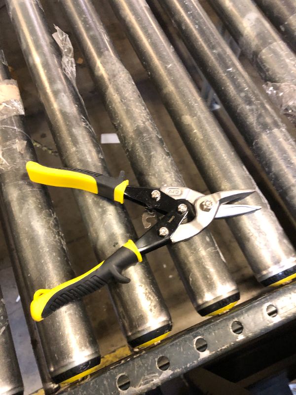 Photo 1 of HURRICANE 10 Inch Aviation Tin Snips, Heavy Duty Metal Cutter Shears for Cutting Sheet Metal, Straight Cut Aviation Snips