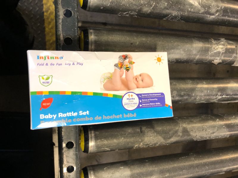 Photo 1 of Infinno Baby Wrist Rattle Socks and Foot Finder Set, Perfect Baby Toys for 0-12 Months Newborn Boys and Girls As Shower Gifts, Garden Bug Series