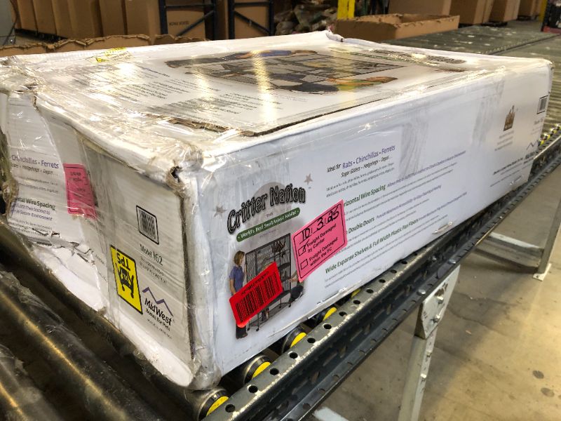 Photo 1 of MidWest Homes for Pets Critter Nation Double Unit Small Animal Cage, 4 Tiers, Includes Pan, Shelf, Ramp & Cover, for Rats, Ferrets, Chinchillas, Sugar Gliders