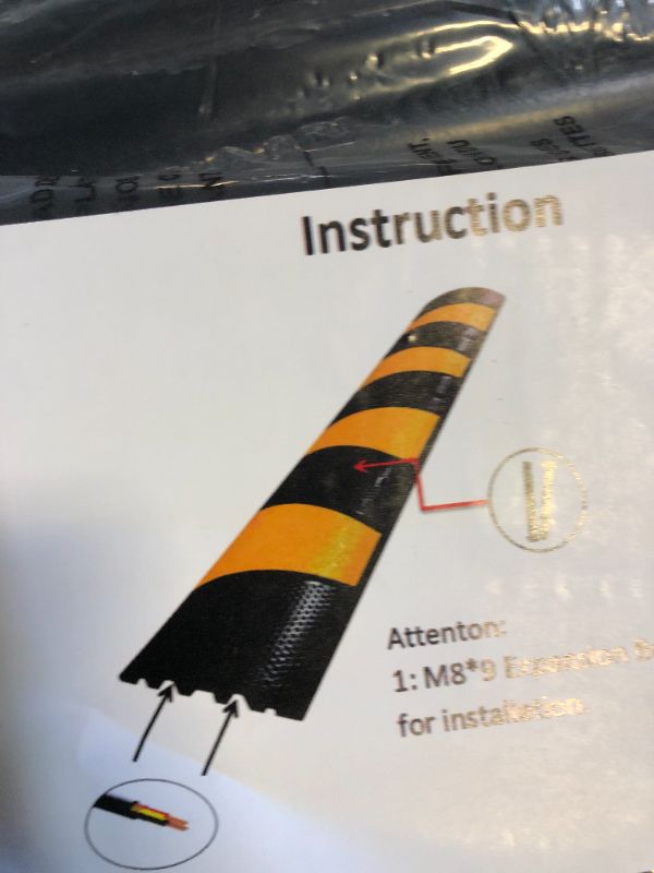 Photo 1 of 6 Modular Rubber 6ft Speed Bump Hump 