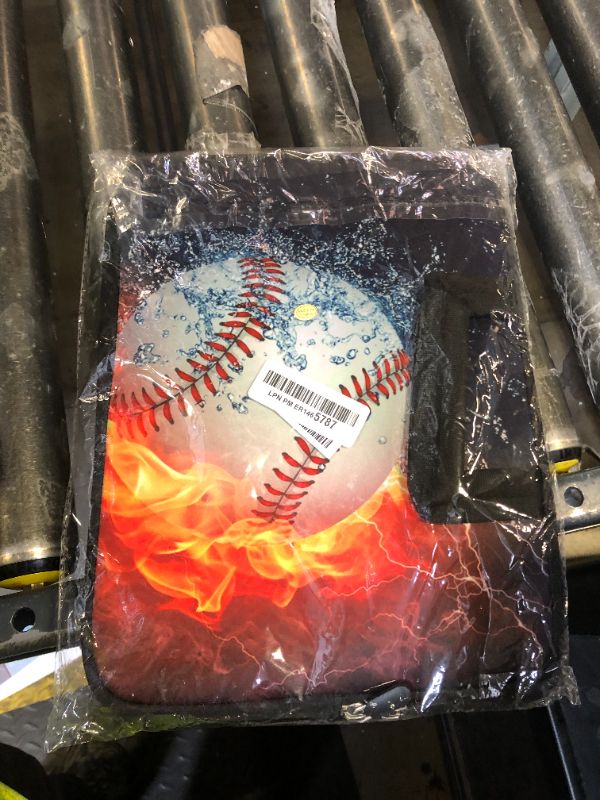 Photo 1 of 11" 11.6" 12" 12.1" 12.5" inch Laptop Carrying Bag Chromebook Case Notebook Ultrabook Bag Tablet Cover Neoprene Fit Samsung Google Acer HP DELL Lenovo Asus (11 11.6 12.1 12.2 inch, Baseball Fire)