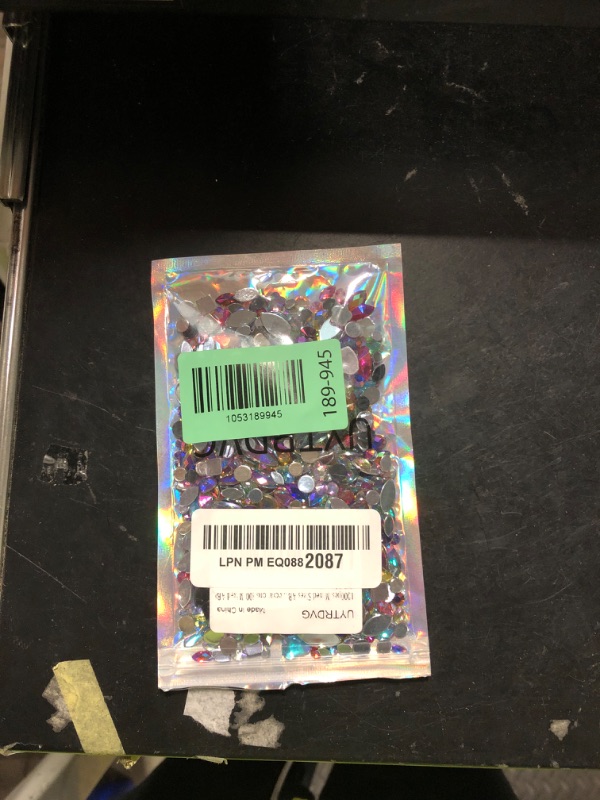 Photo 1 of 1000pcs AB Colorful Rhinestones Crystal Gems, Flatback Acrylic Gemstone Jewels, Craft DIY for Cosplay Pirate Halloween Costume Clothes Party, Nail Crafting Gems Accessories (00 Mixed Color AB)