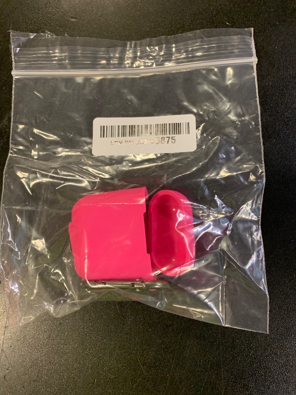 Photo 1 of Hamile Cover Compatible with AirPods Case, Soft Silicone Protective Covers Skin (Front LED Visible) Designed for Airpod 2/ AirPod 1 Cases with Keychain Accessories, Women Girls Men Boys,Rose