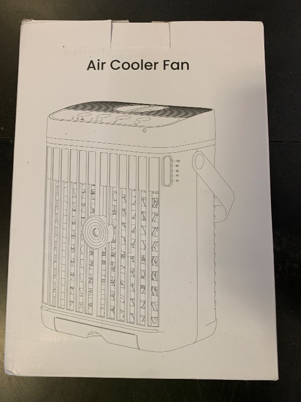 Photo 1 of Portable Air Conditioners, Mini Air Conditioner, Personal Air Conditioner, AC Unit Cooling Fan with Remote Control, 3 Speed, 3 Mist, 7 Light,1-3H Timer, Evaporative Air Cooler Fan for Bedroom Office