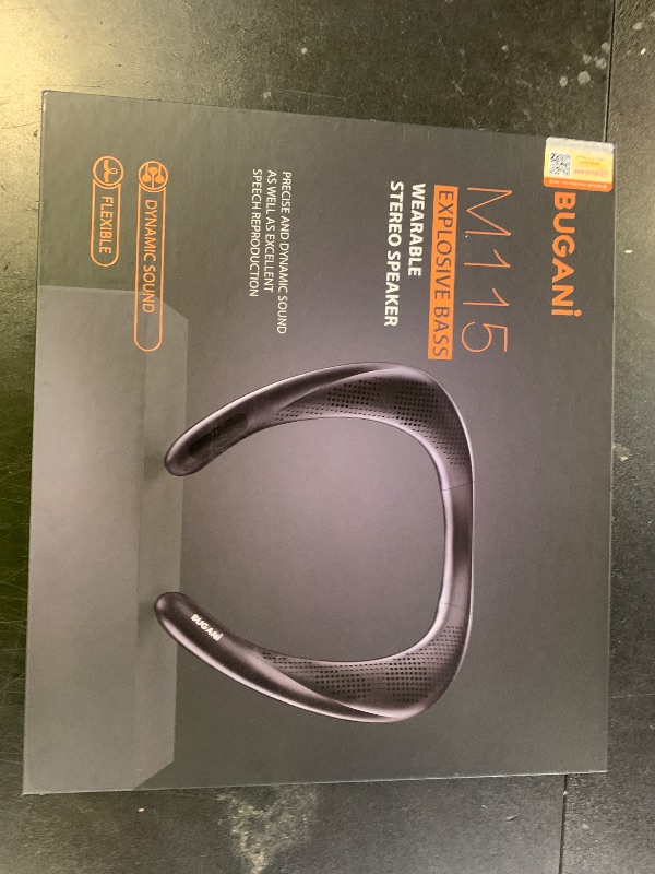 Photo 1 of Neckband Speaker, BUGANI Wireless Neck Bluetooth Speaker True 3D Stereo Sound, Lightweight Personal Body Sport Speakers with 24H Playtime