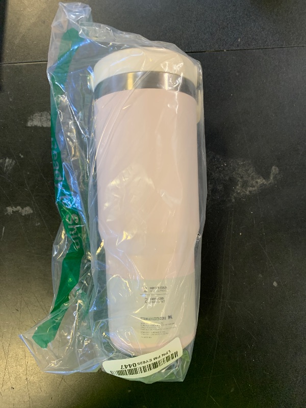 Photo 1 of Stanley IceFlow Stainless Steel Tumbler with Straw - Vacuum Insulated Water Bottle for Home, Office or Car Reusable Cup with Straw Leak Resistant Flip Cold for 12 Hrs or Iced for 2 Days (Rose Quartz)