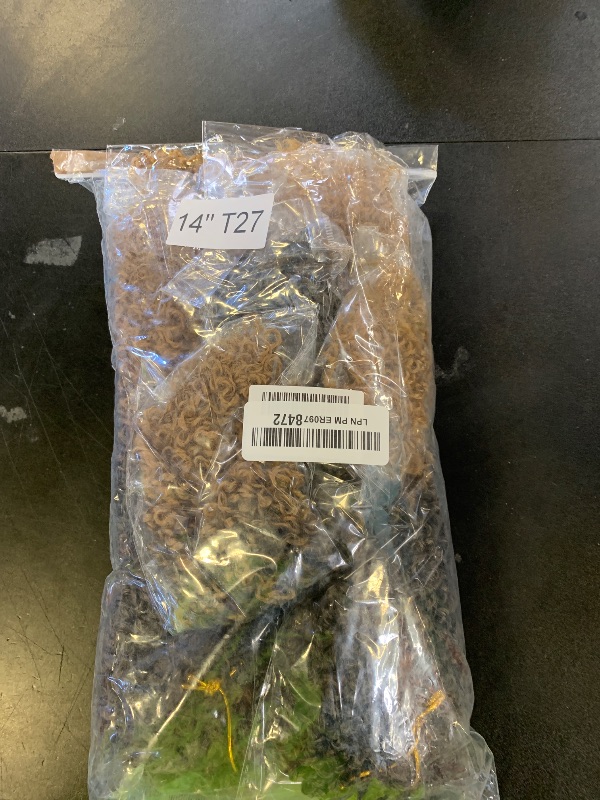 Photo 1 of 14 Inch Pre-Looped Yanky Twist Crochet Hair, 30 Strands/Pc, Mini Passion Twists, Senegalese Braiding Hair (T27, 8 Pcs/Pack)