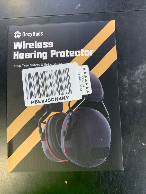 Photo 1 of Qozybuds Gel Cushions Ear Muffs, Bluetooth 5.4 Hearing Protection Headphones with 1200mAh Battery, 120H Working Time, 30dB SNR, Larger Buttons for Easy Operation, Superior Stereo Sound Quality