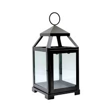 Photo 1 of HOSELY 12 IN HIGH METAL LANTERN 