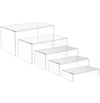 Photo 1 of  ANTIMBEE ACRYLIC DISPLAY RISERS 5 PCS 