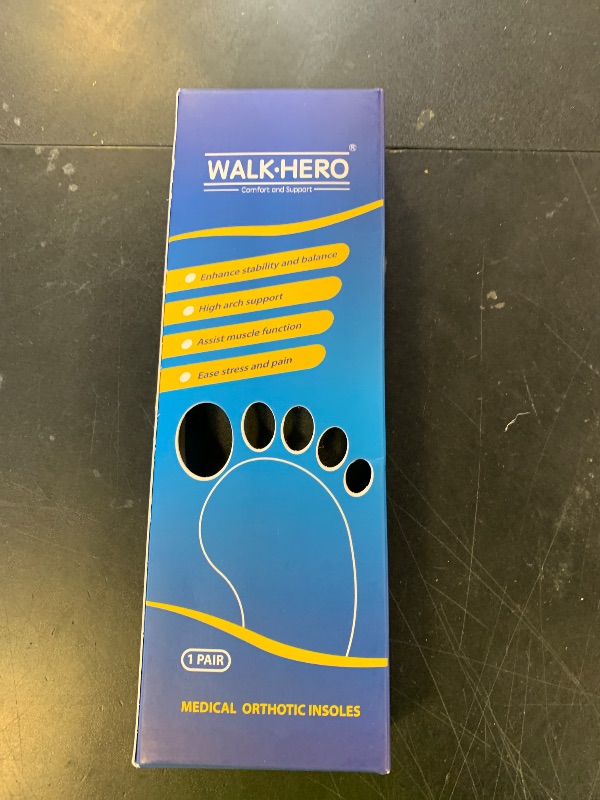 Photo 1 of Inserts Relieve Plantar Fasciitis - Flat Feet Insoles Arch Supports, Orthotic Insoles for Foot Pain Arch Pain Reduce Muscle Fatigue Absorb Shock (Mens 4-4 1/2 | Womens 6-6 1/2)