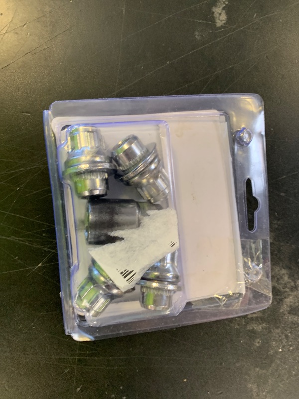 Photo 1 of M12 x 1.5 Wheel Lock Lug Nuts for Toyo-ta and Le-xus Set of 4 Anti Theft Wheel Locks with Dual Hex Wheel Lock Key